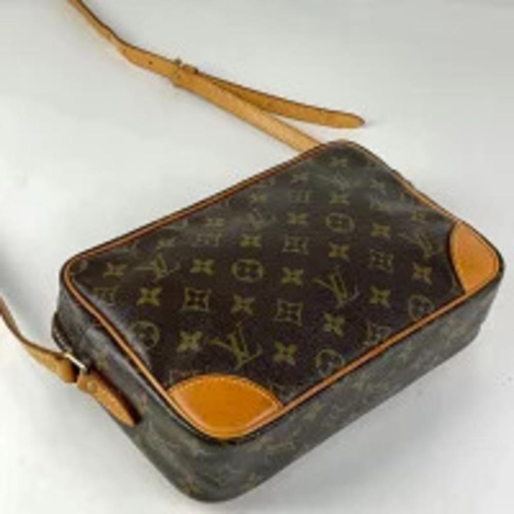 Louis Vuitton Crossbody Brown Monogram Bag Shoulder Trocadero Brown